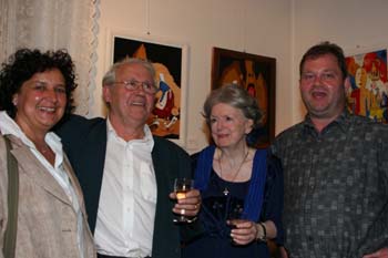 Brigitte Wandl, Otto Pavlicek, Dr. Ethel Behrendt und Martin Schönleben. Foto: Andrea Pollak